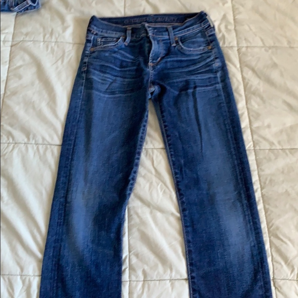 Citizens of Humanity low rise straight leg jeans